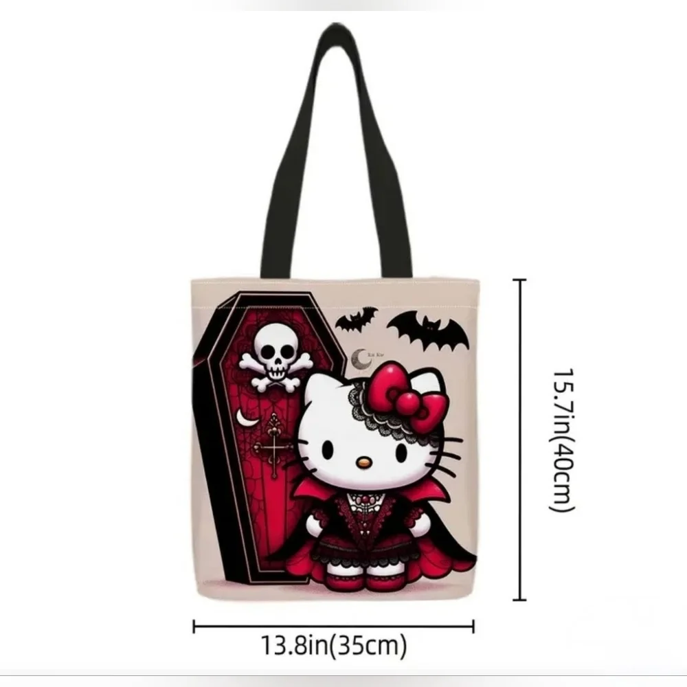 Hello Kitty Beige and Black Tote Bag - Picture 3 of 3